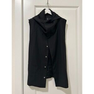 Dior Womens Sleeveless Jacket Vest Wool Hooded